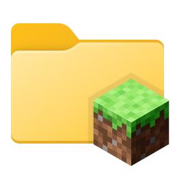 I made a folder icon for all your Minecraft related files based on the ...