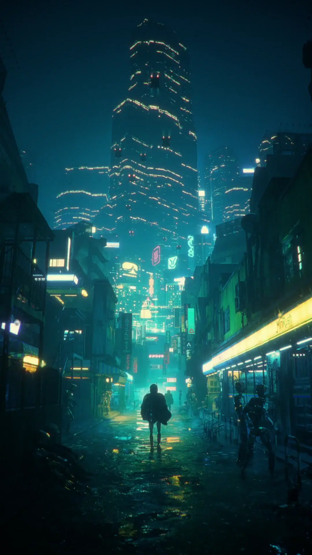 Walk in the Rain (Unreal Engine 5, by me)