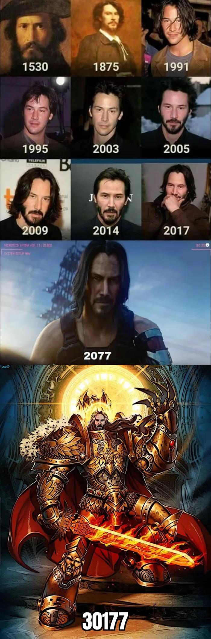 warhammer Keanu Reeves Ageless. Timeless. Breathtaking.