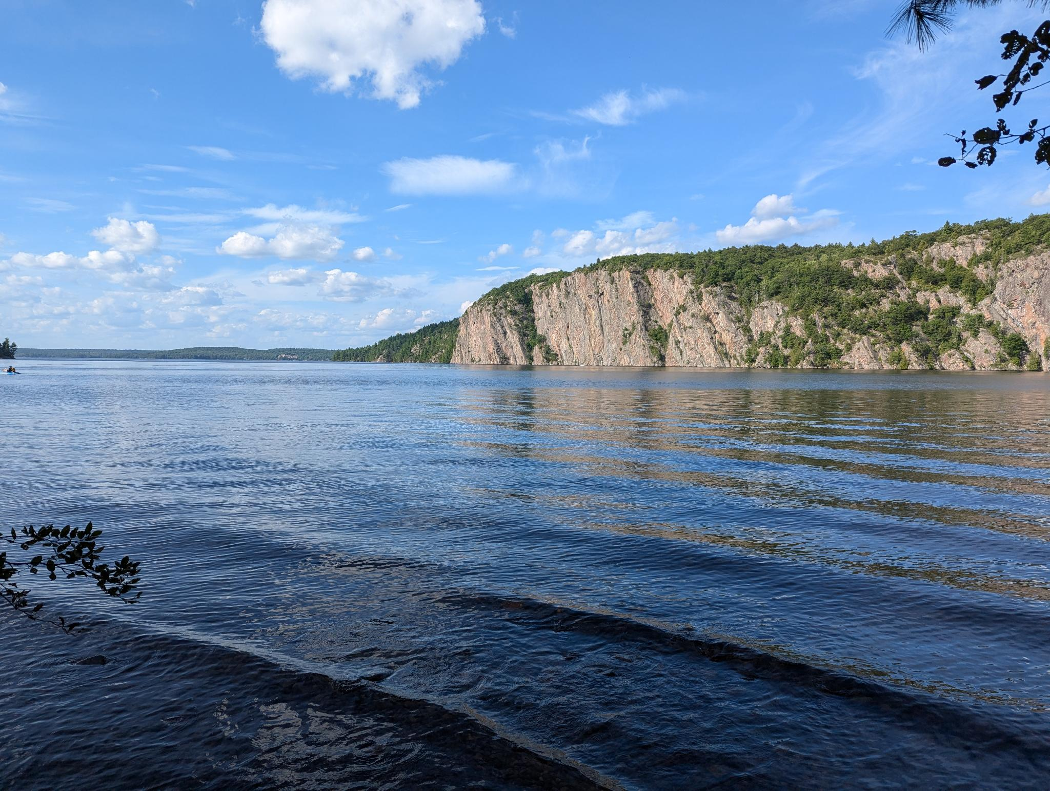 Warm waters at Bon Echo Provincial Park. 