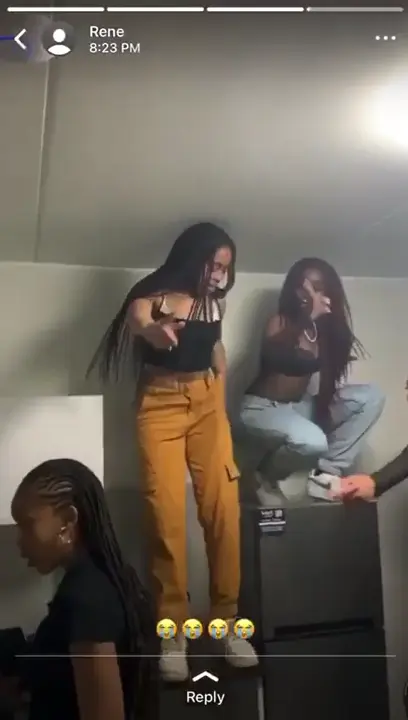 Was dancing on the fridge…