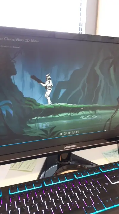 Was just watching the old Clone Wars mini series and-