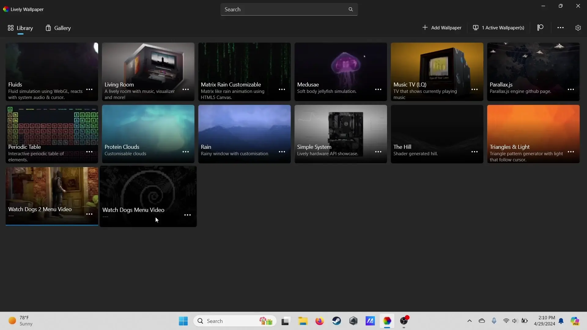 WATCH_DOGS 1 MENU VIDEO ANIMATED WALLPAPER (instructions in the comments)