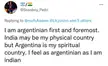 We have a transnational Argentinean here