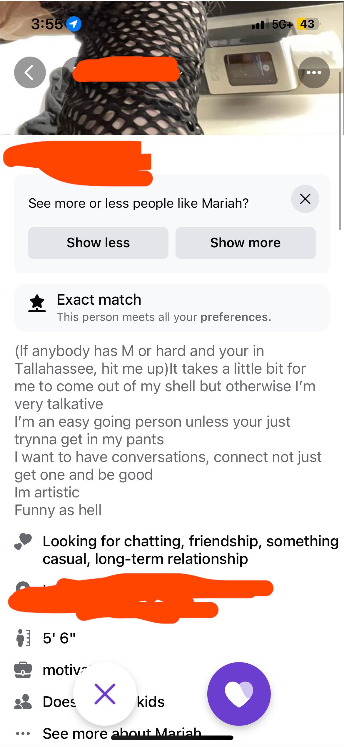 What does this mean in her bio?