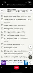 What is the purpose of “strong” bread flower in a bombolini recipe?