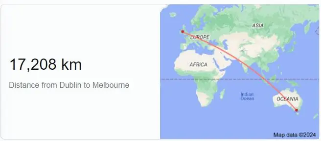 What's the farthest distance between two major cities (population over ...