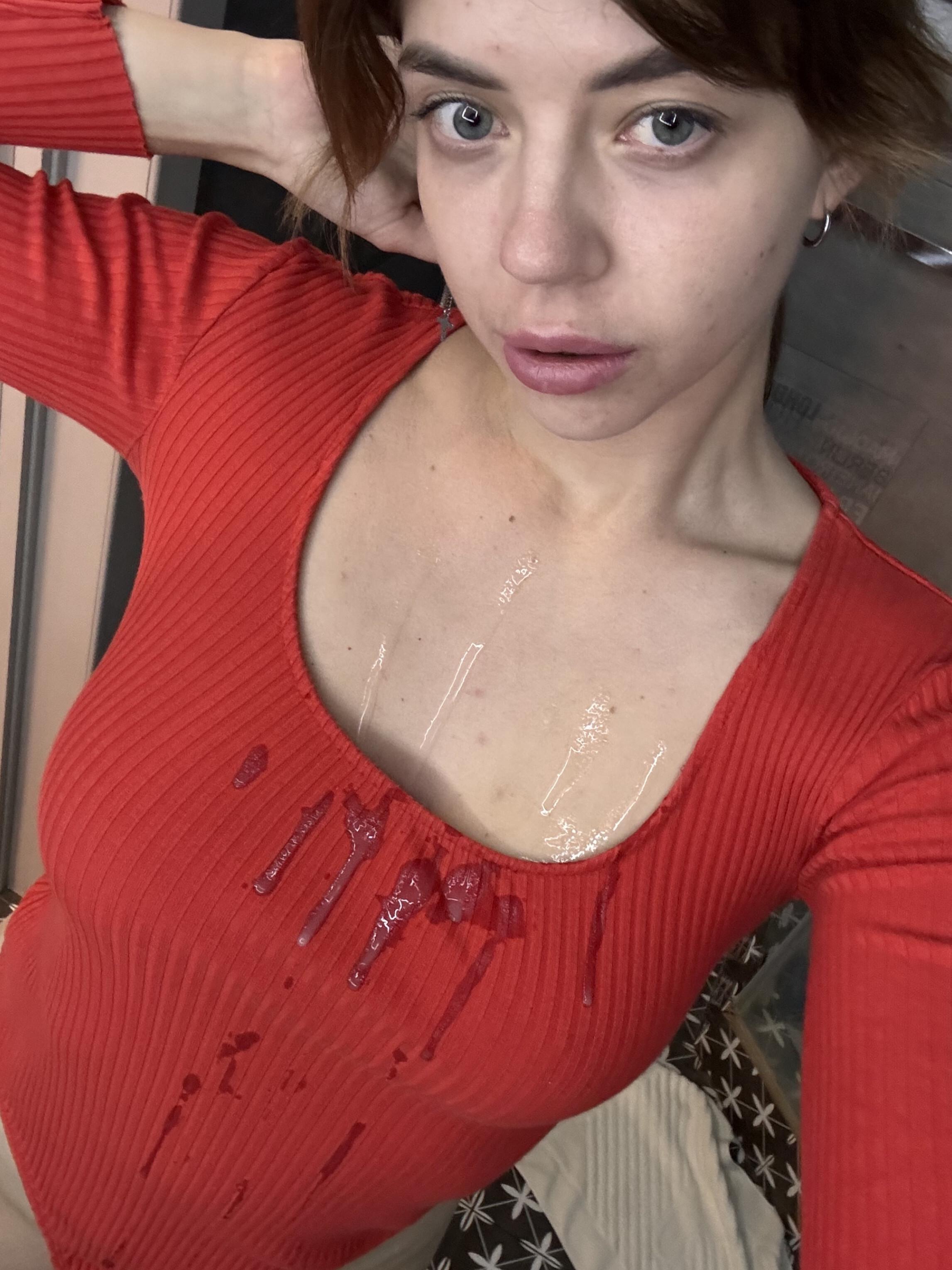 When I get cum I feel like a real slut