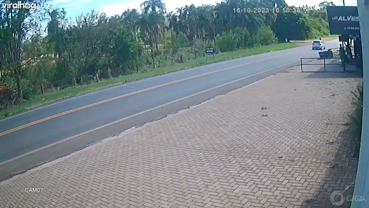 When popping a wheelie goes wrong 