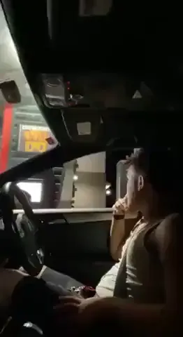 When you reverse in a drive-thru...