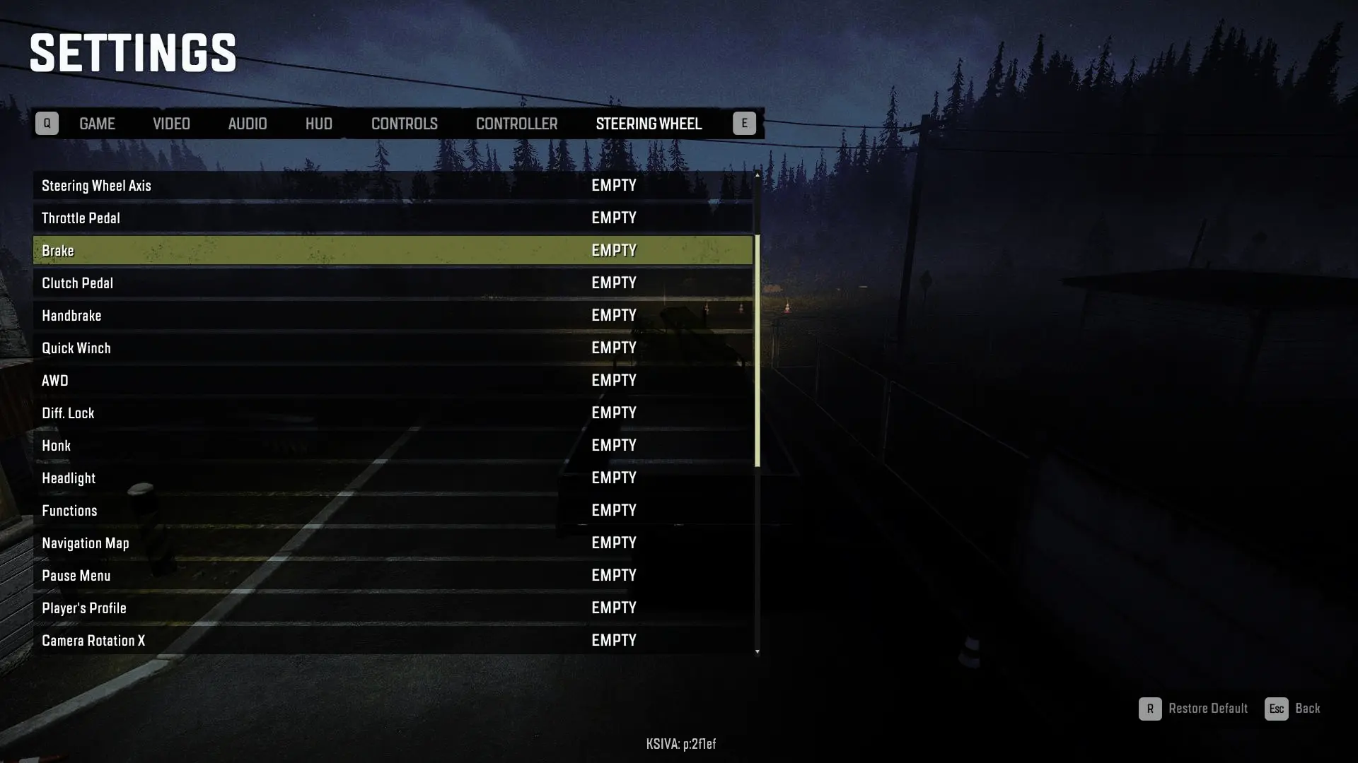 Scrolller Settings Why do my wheel setting reset every time i exit the game | Scrolller