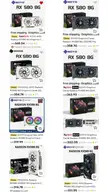 Why do white RX 580 GPUs on AliExpress have much lower ratings and sales compared to the black ones?