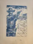 Wild West Era Block Print