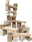 Wooden Block Marble Run