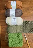 Working in a granny square wearables, I feel like I’m missing a color?? Or should I just do two of one of the colors that i already have? 