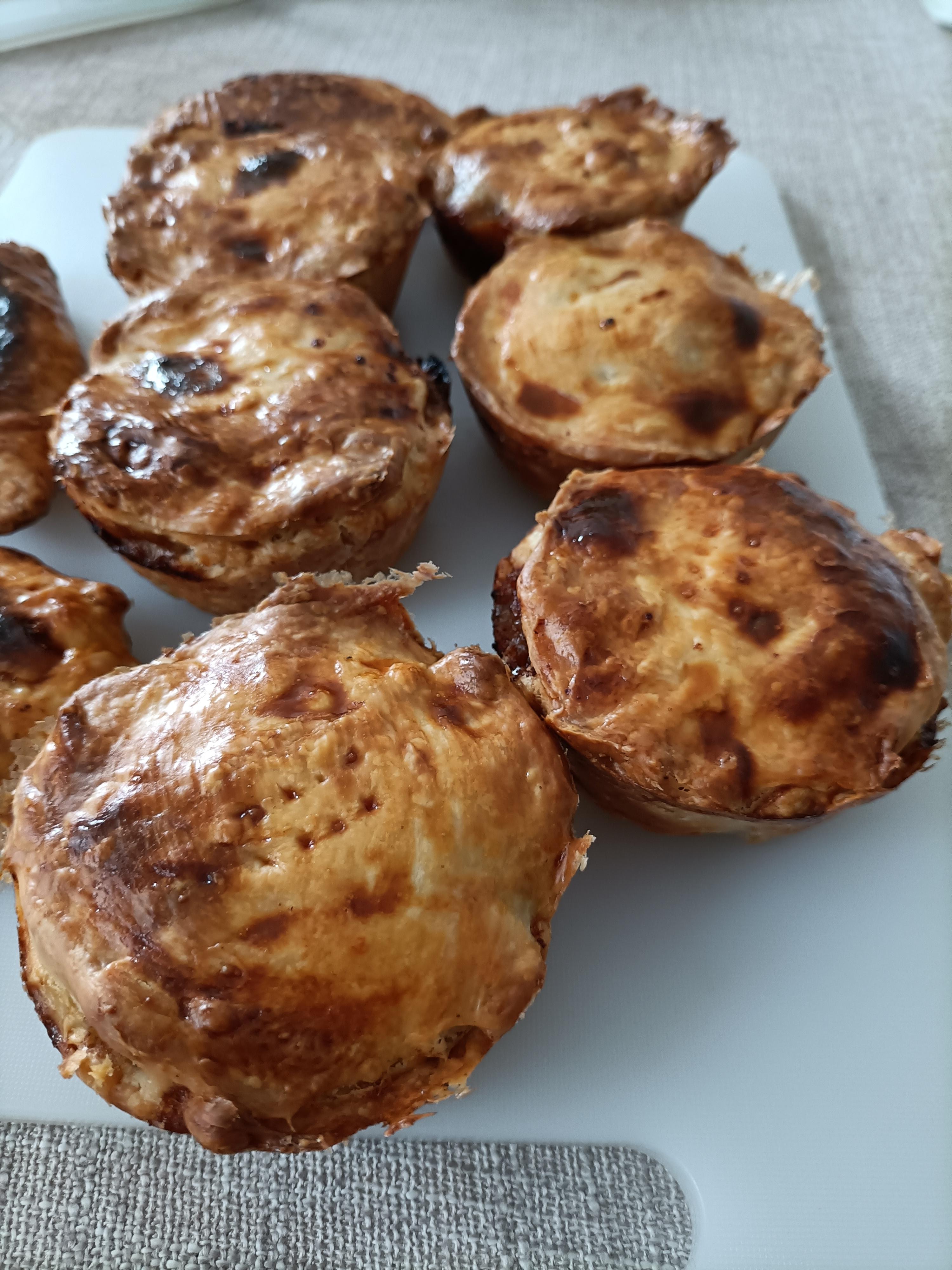 [homemade] Meat pies (and the leftover meat goes into fried rice ...