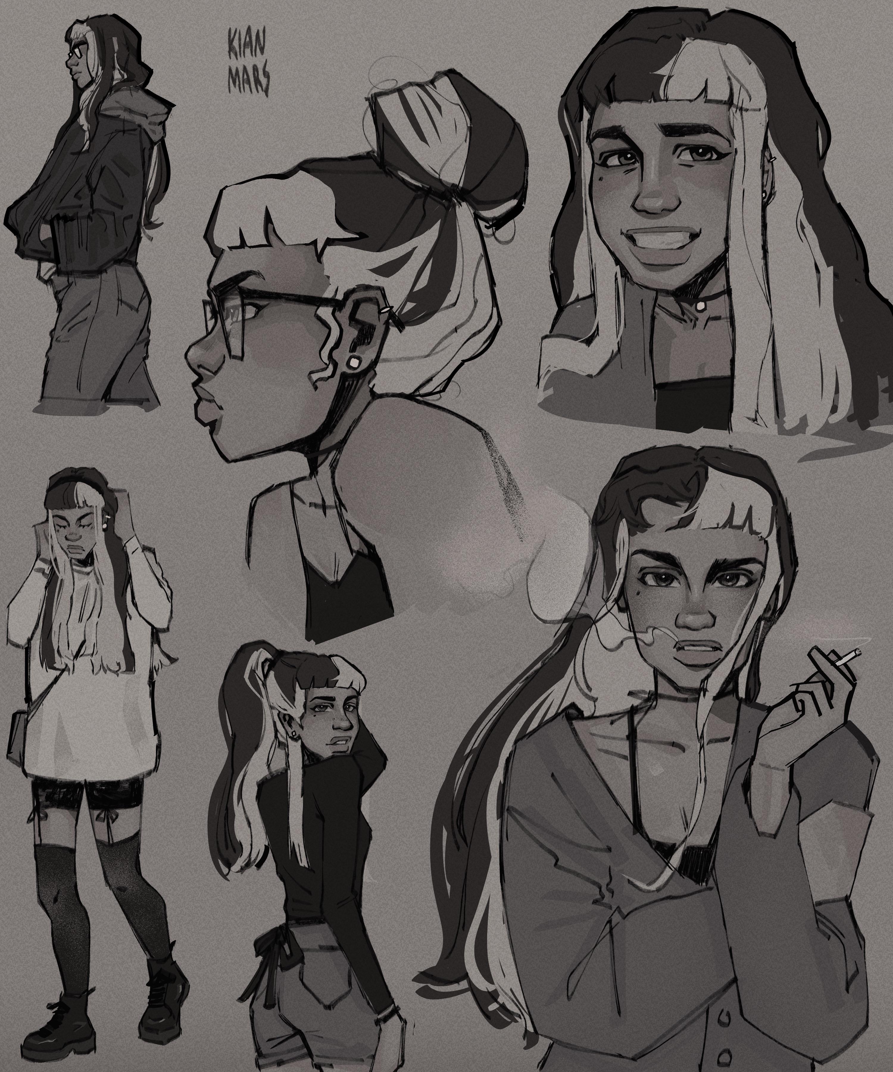 [For Hire] Character Illustrator (OCs, Fanart, Character design, Concept art, etc.)