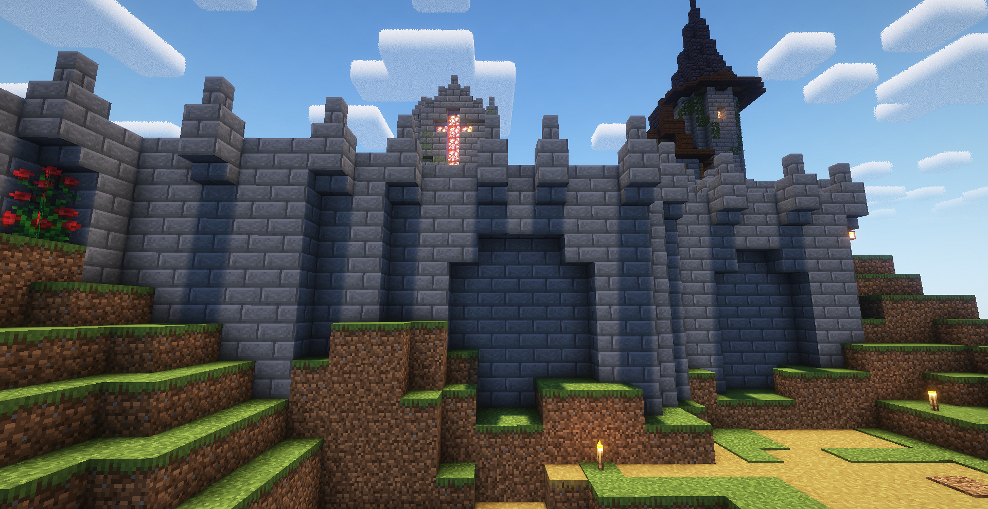 Minecraft Castle Texturing Here's a nice texturing palette for castles and walls. | Scrolller