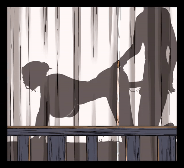 Anime girls in black lingerie posing face down ass up with thick thighs.