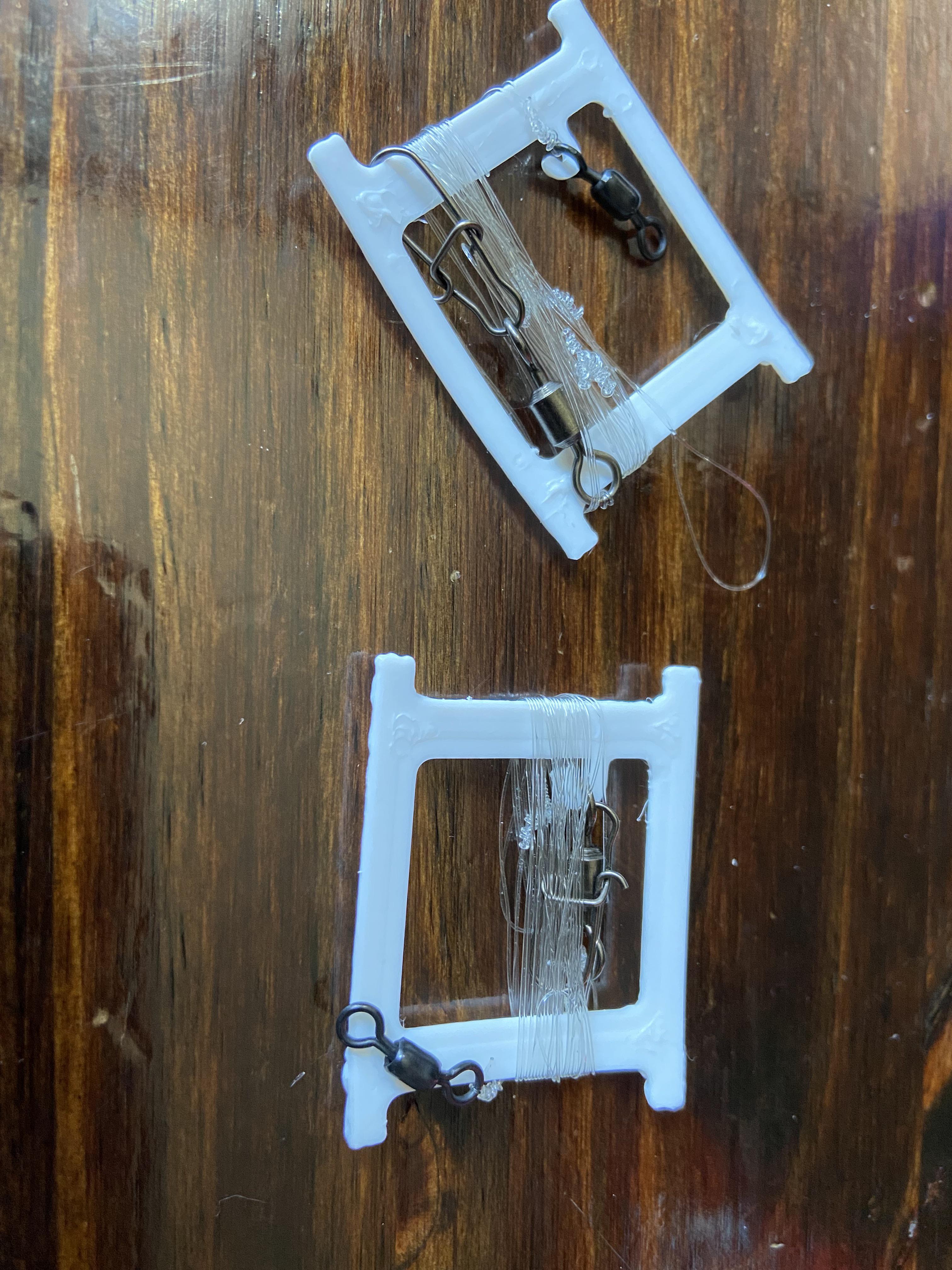 Little spools to hold pre-tied Pompano Rigs for fishing. made to fit ...