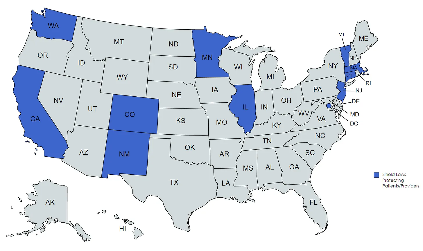Maps of the US outlining the state of trans rights and safety, based on ...
