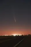 Yay I captured my first-ever (maybe last-ever) comet!