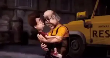Yes! This is a kids movie! Lmao (Film: Sir Billi)