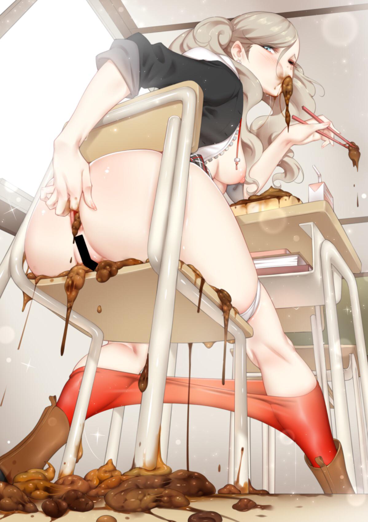 Hentai eating girl фото 28