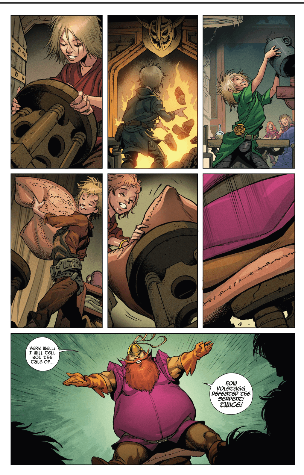 Volstagg the Enormous, the Voluminous and the lion of Asgard is the ...