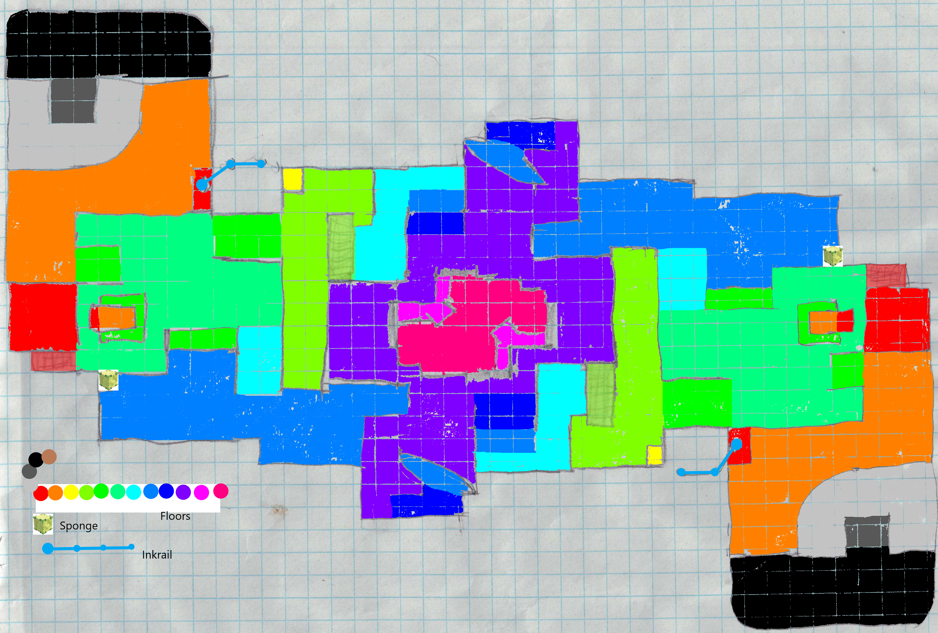 Splatoon Map Overview New map idea, Trilobite Trainers. (Based off one of the most ...