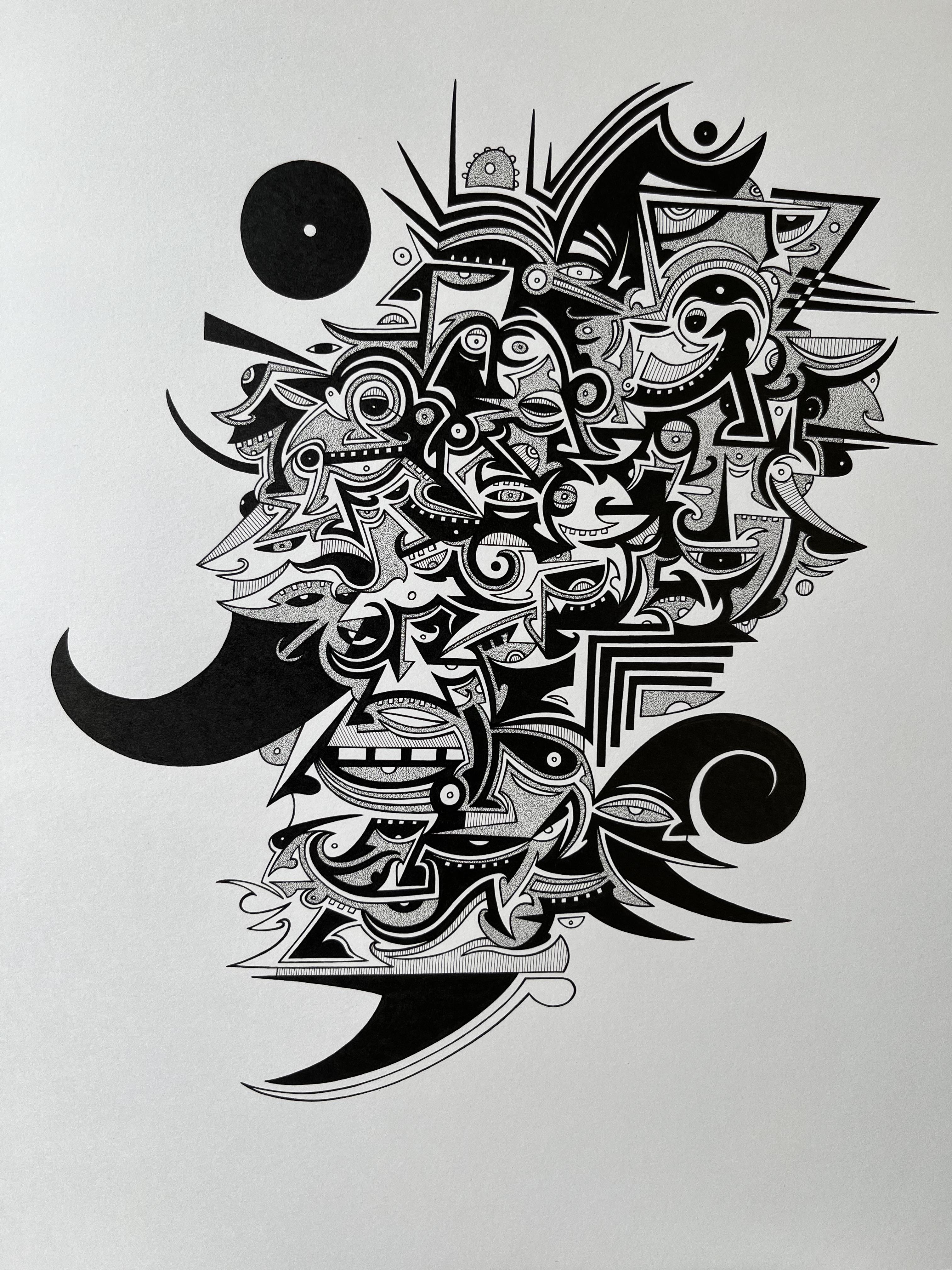 “The Confluence of All” my latest ink illustration | Scrolller