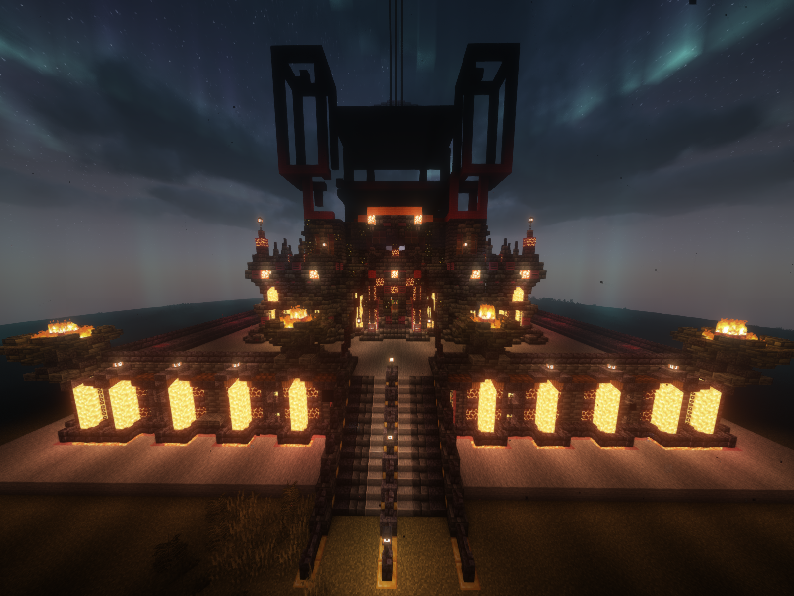 Working on a new mega build: Infernal Islands | Scrolller