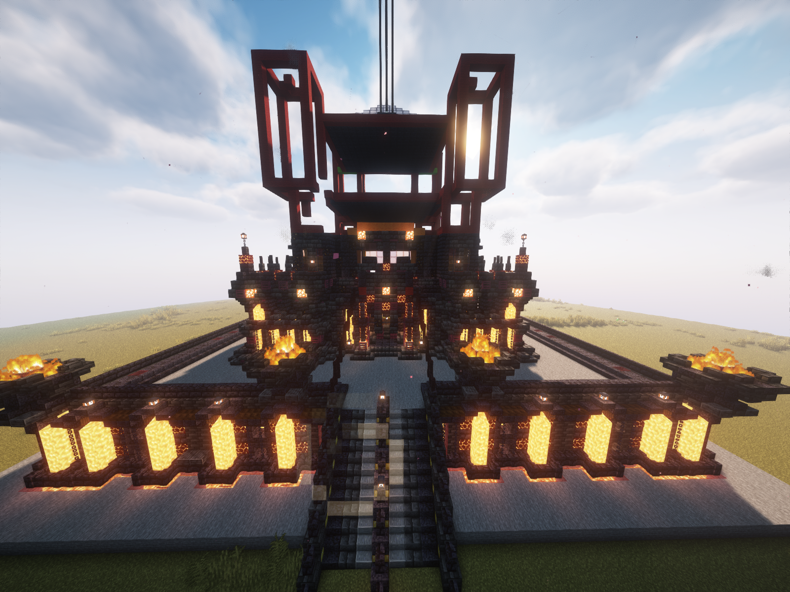 Working on a new mega build: Infernal Islands | Scrolller