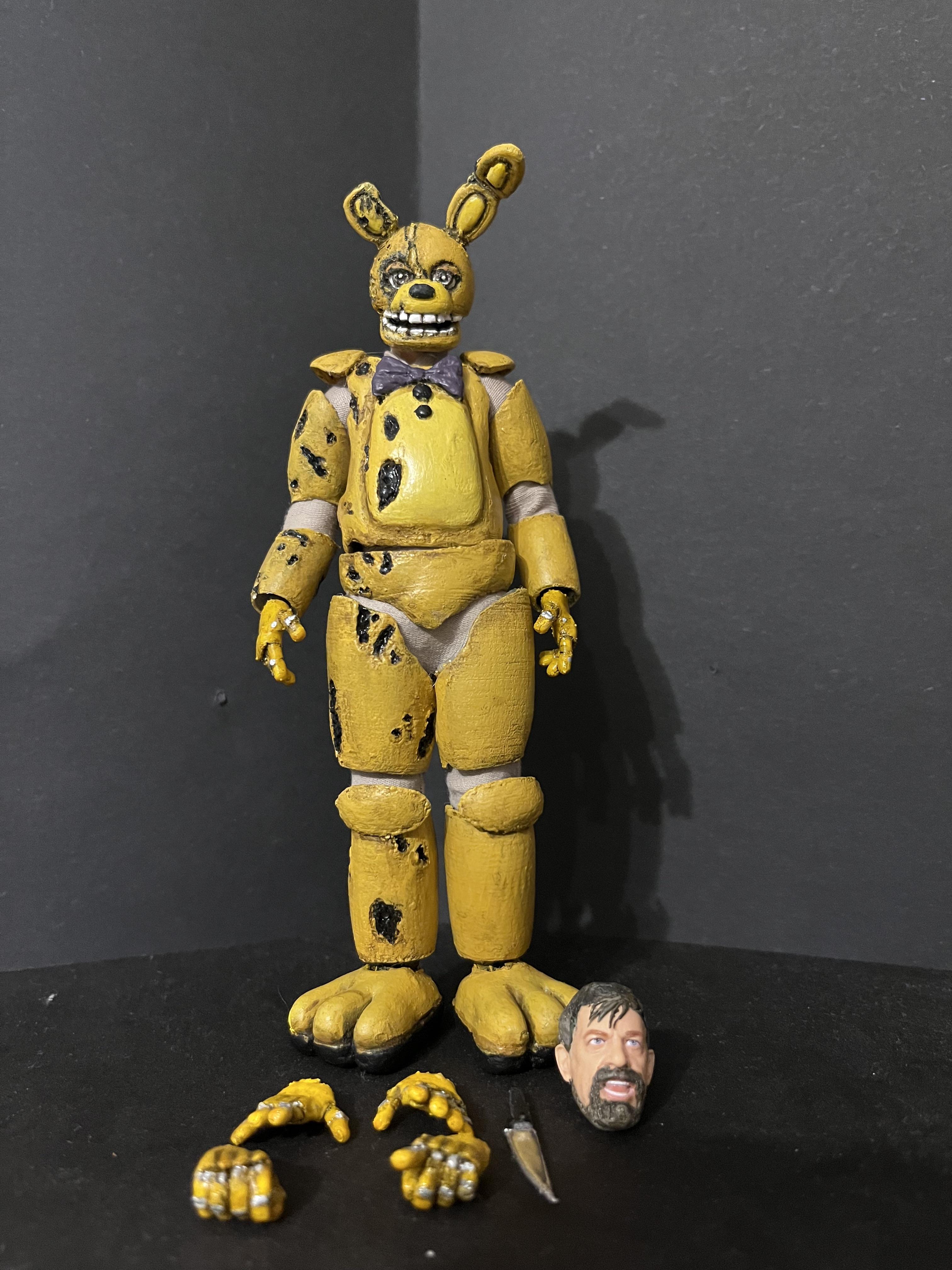 Updated my custom springbonnie figure | Scrolller
