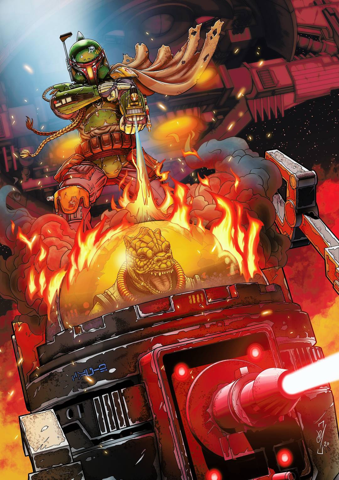 Bounty Hunter Attack by Daz Tibbles