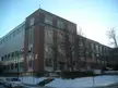 Coldwell Laboratory brick building at Ohio State University with snow on the ground and a white car