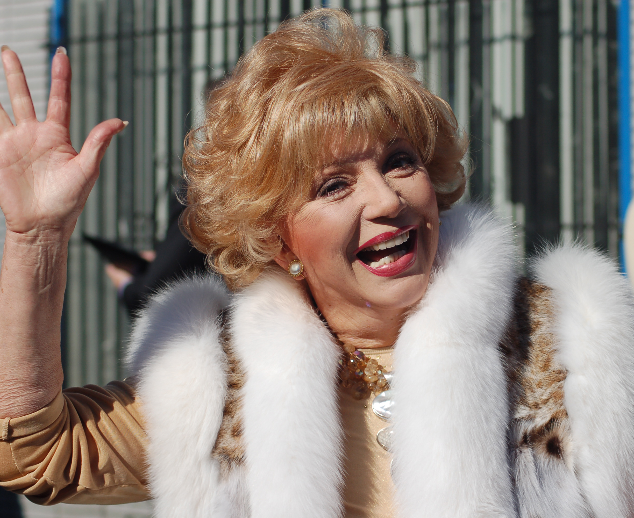 Ruta Lee at a ceremony for Leslie Caron to receive a star on the Hollywood Walk of Fame (2009)