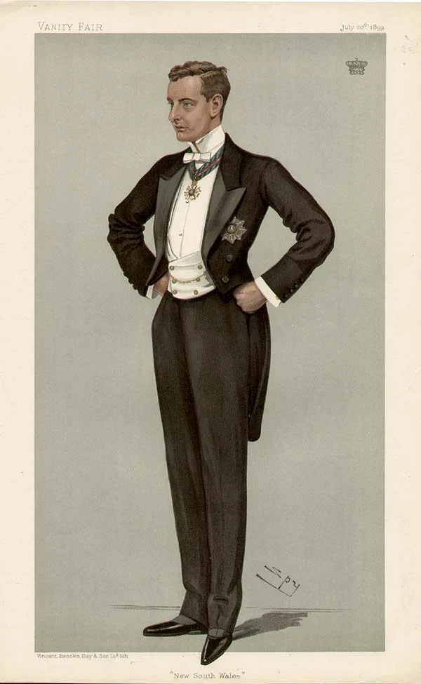 Beauchamp caricatured by Spy for Vanity Fair, 1899