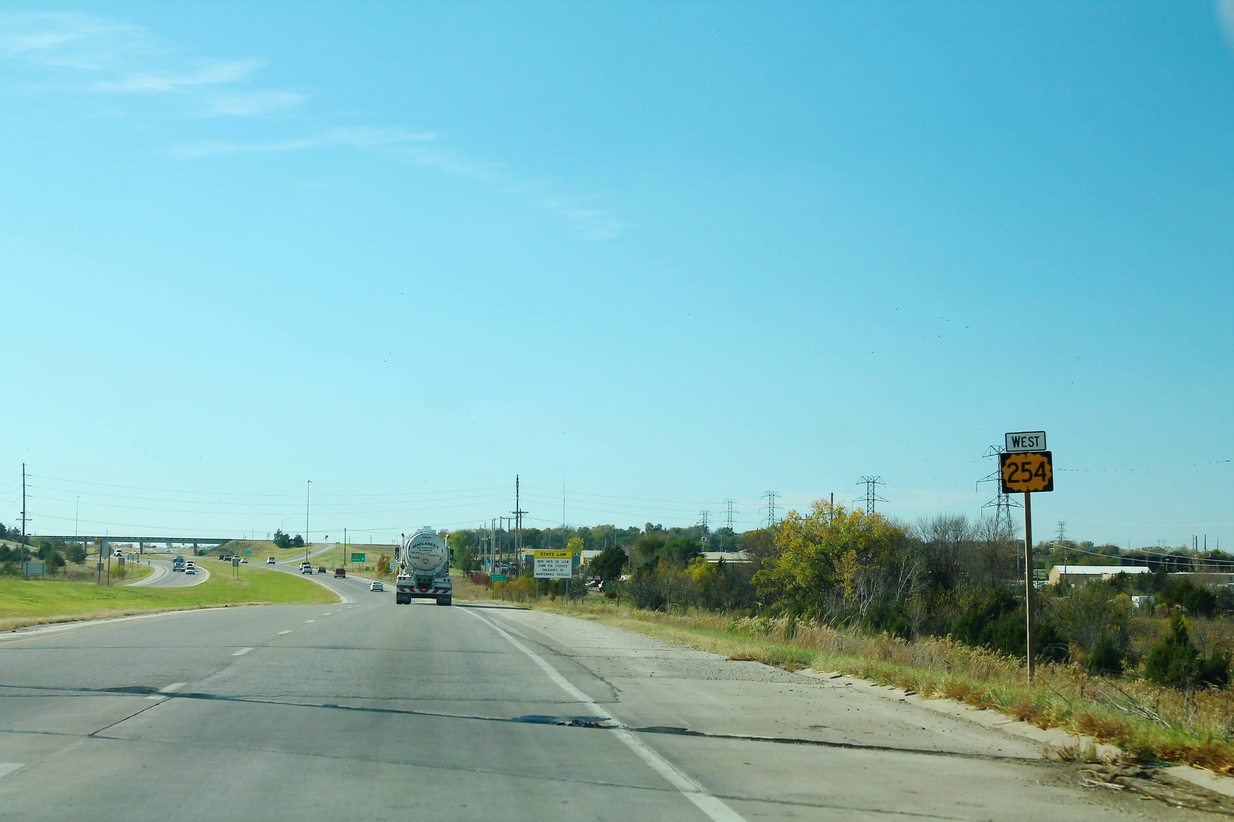 K-254 westbound