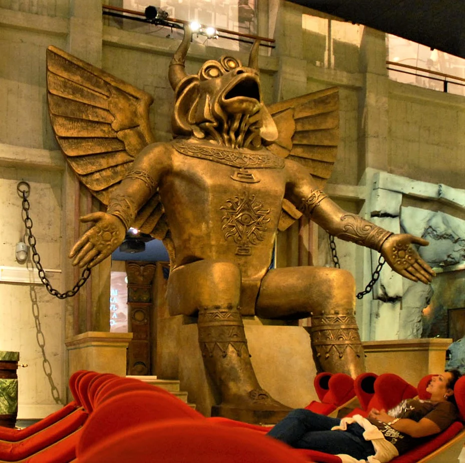 Moloch statue from Giovanni Pastrone's Cabiria (1914), National Museum of Cinema (Turin)