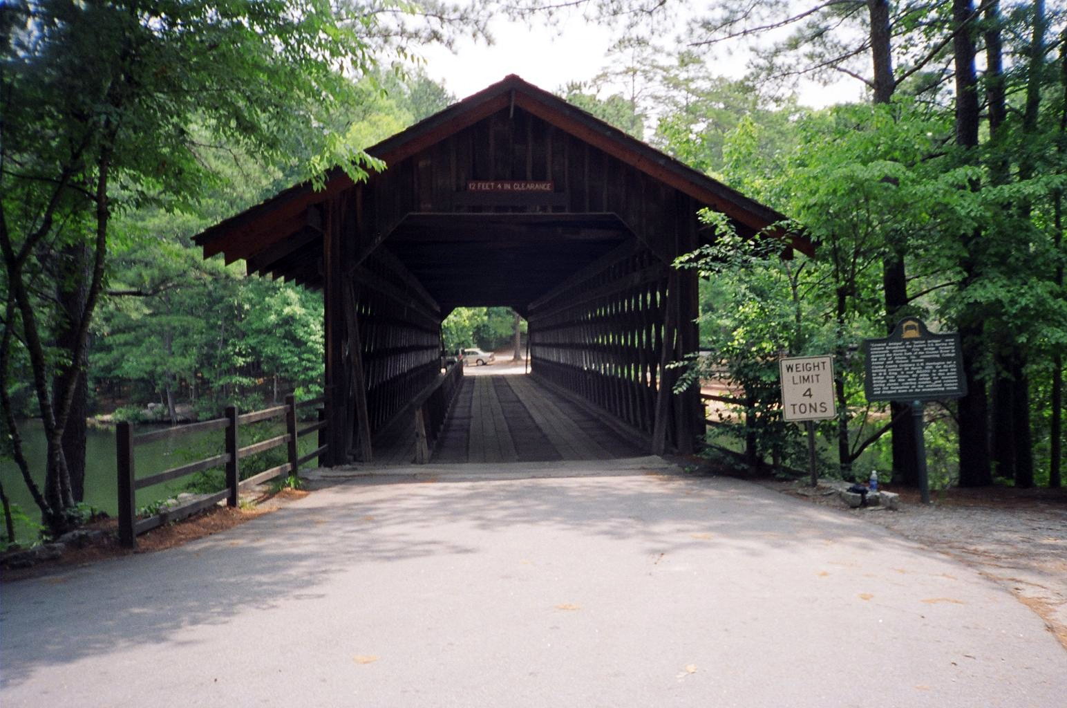 Covered bridge at Stone Mountain
