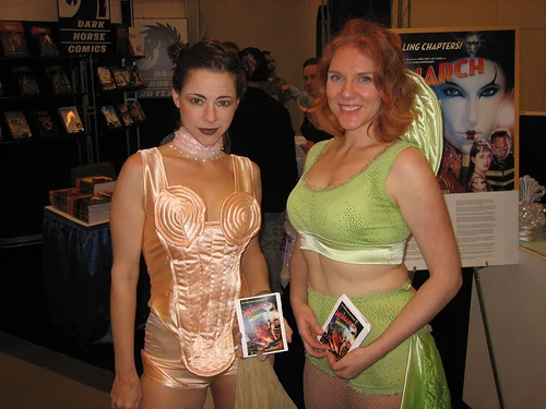 booth babes...