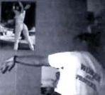 A US Navy aviation officer at the 1991 Tailhook convention wears a t-shirt printed with the phrase "Women are Property" in the VF-124 squadron suite.[1]