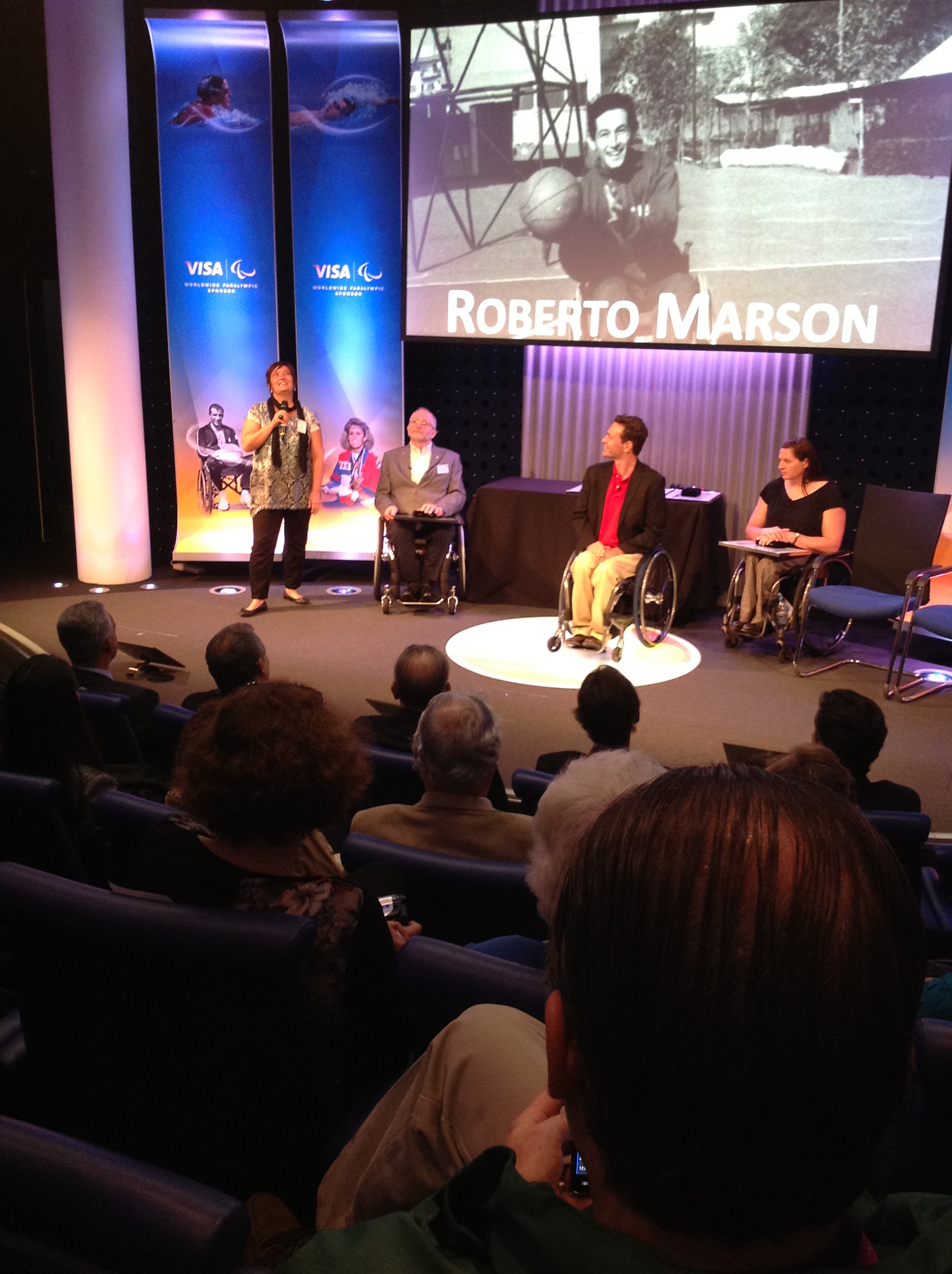 On 30 August 2012 in London during Summer Paralympics, Marson's daughter received the award Visa Paralympic Hall of Fame.