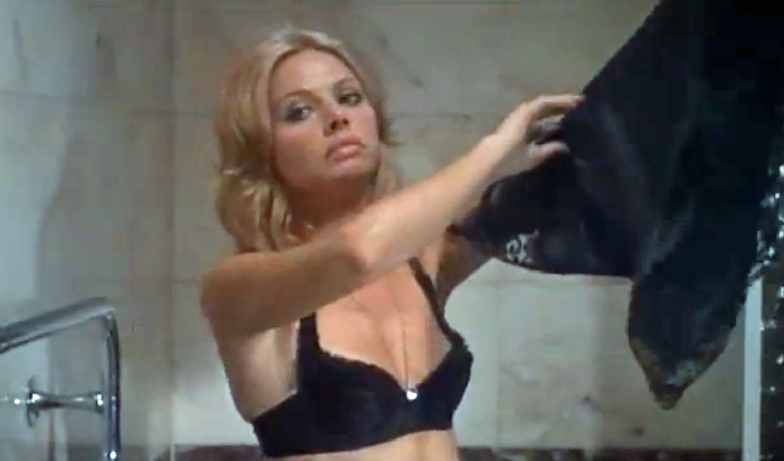 Britt Ekland in trailer for Get Carter (1971)