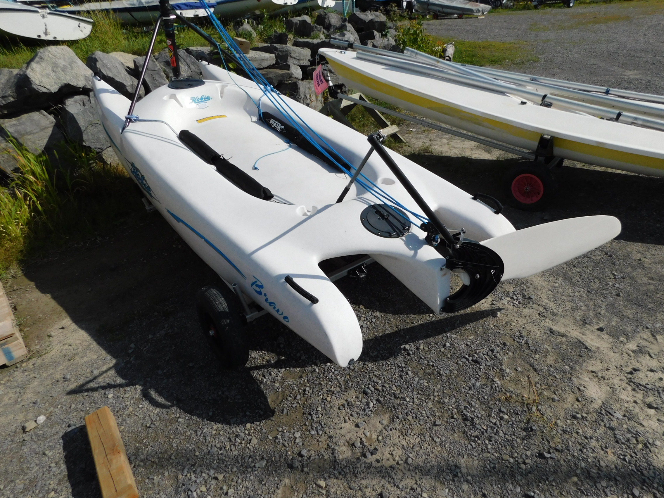 Hobie Bravo Showing The Single Rudder Configuration Scrolller hobie-bravo-showing-the-single-rudder-configuration-scrolller