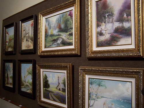 Plaza Gallery Wine Cheese Reception Art Show Paris Texas 11-3-11