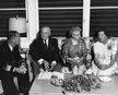 RADM and Mrs. Mustin host President and Mrs. Truman at the Little White House in Key West, FL.