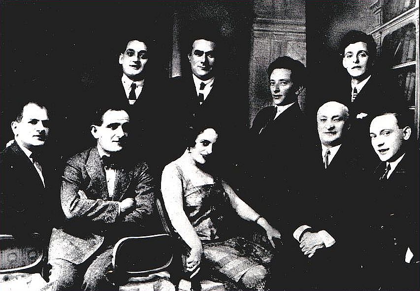 Top row: Lachman, Wolkenstain, Winkler, Bankoff; bottom row: A. Chelif, A. Oberberg, Clara Young, Boaz Youngwitz, Ilia Trilling