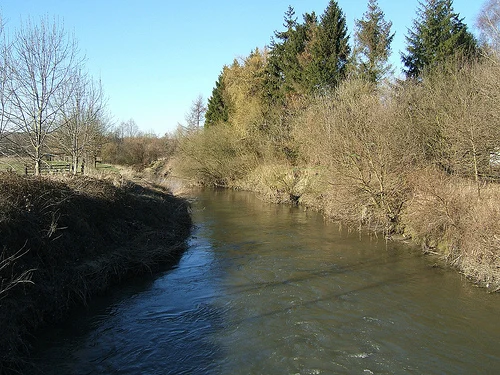 Dijle river near St Joris Weert